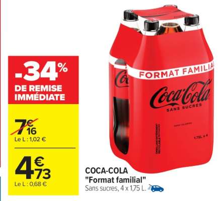 COCA-COLA "Format Familial"
