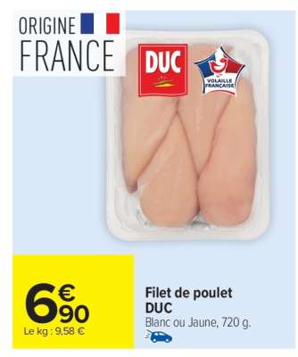 Filet de Poulet DUC