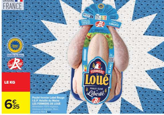 Poulet FERMIER  Label Rouge