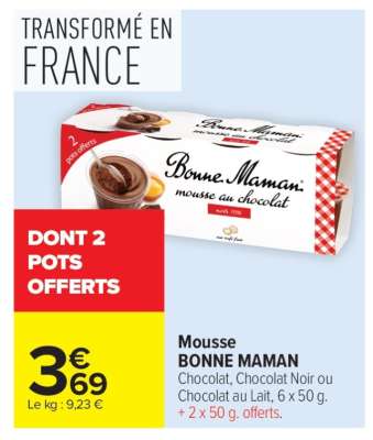 Mousse Bonne Maman