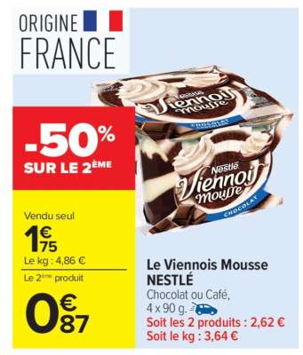 Le Viennois Mousse NESTLÉ