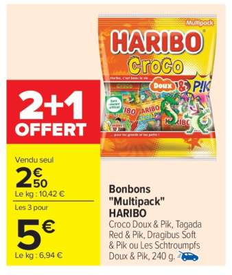 BONBONS MULTIPACK "HARIBO"