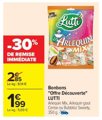 Bonbons "Offre Découverte" LUTTI