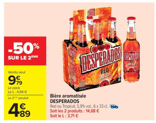 Bière Aromatisée Desperados*