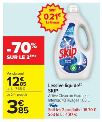 LESSIVE LIQUIDE "SKIP"