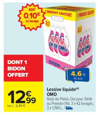 LESSIVE LIQUIDE “OMO”