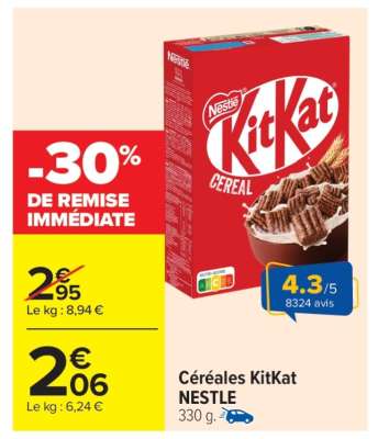 Céréales Kitkat Nestlé