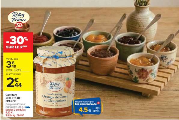 Confiture REFLETS de FRANCE