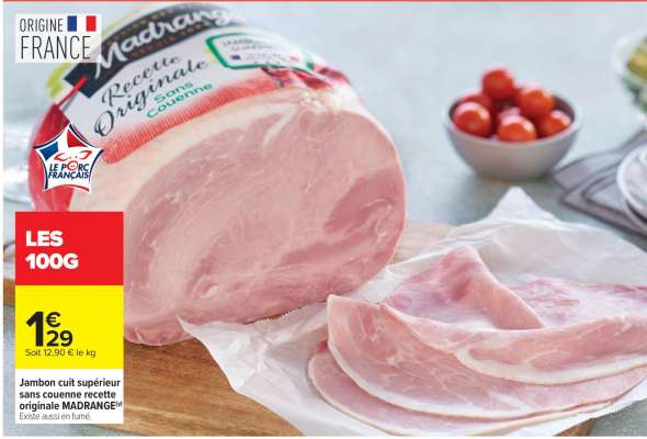 Jambon Cuit Supérieur