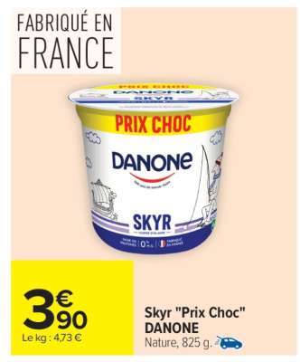 Skyr "Prix Choc" DANONE