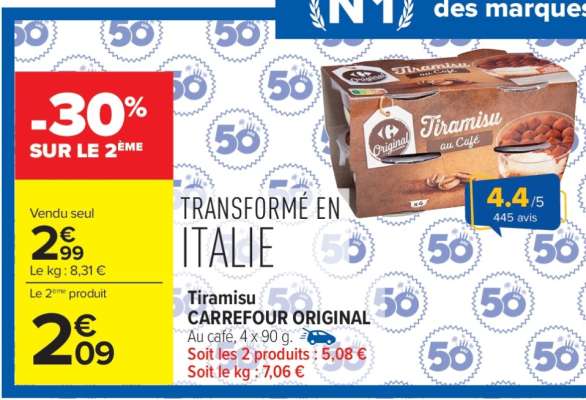 Tiramisu Carrefour Original