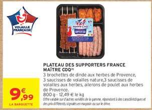 PLATEAU DES SUPPORTERS FRANCE MAÎTRE COQ