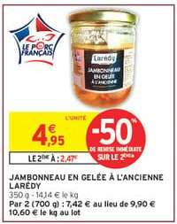 JAMBONNEAU EN GELÉE À L'ANCIENNE LARÉDY