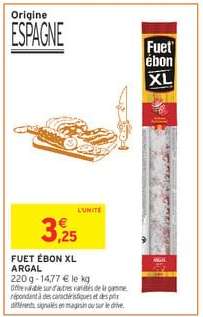 FUET ÉBON XL