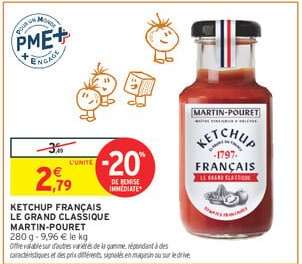 KETCHUP FRANÇAIS LE GRAND CLASSIQUE MARTIN-POURET