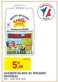 CHARBON DE BOIS DU PÉRIGORD ROUSSEAU
