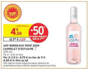 AOP Bordeaux Rosé 2025 Carrelet d'Estuaire