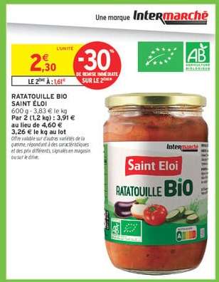 RATATOUILLE BIO SAINT ÉLOI