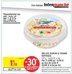 DELICE SURIMI & CRABE ODYSSÉE