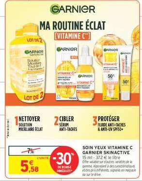 SOIN YEUX VITAMINE C GARNIER SKINACTIVE
