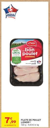 Filets de Poulet Lionor