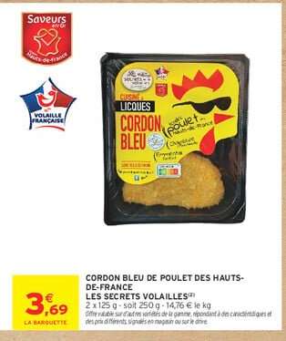 Cordon Bleu de Poulet des Hauts-de-France