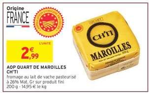 AOP QUART DE MAROILLES CH'TI