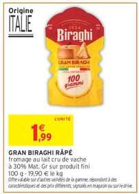 GRAN BIRAGHI RÂPÉ