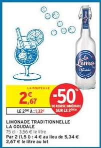 Limonade traditionnelle LA GOUDALE