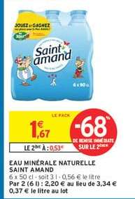 Eau Minérale Naturelle Saint Amand