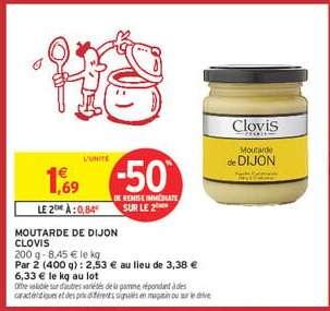 Moutarde de Dijon Clovis