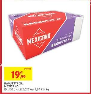 Baguette XL Mexicano
