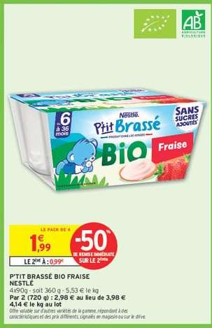 P'TIT BRASSÉ BIO FRAISE