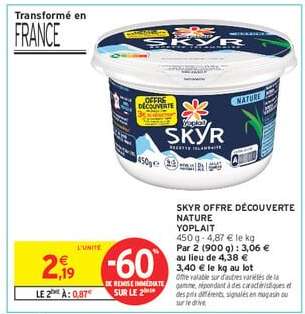 SKYR OFFRE DÉCOUVERTE NATURE YOPLAIT
