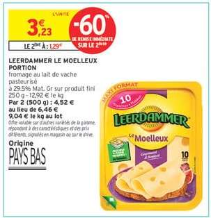 LEERDAMMER  LE MOELLEUX PORTION