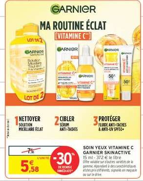 SOIN YEUX VITAMINE C GARNIER SKINACTIVE