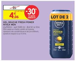 GEL DOUCHE FRESH POWER NIVEA MEN