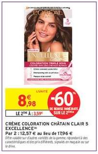 CRÈME COLORATION CHÂTAIN CLAIR 5 EXCELLENCE