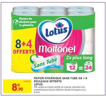 Lotus Moltonel Papier Hygiénique