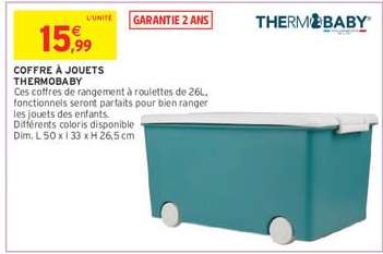 Coffre à jouets Thermobaby