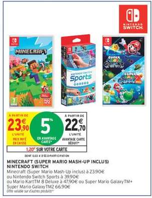 Minecraft (Super Mario Mash-Up Inclus) Nintendo Switch