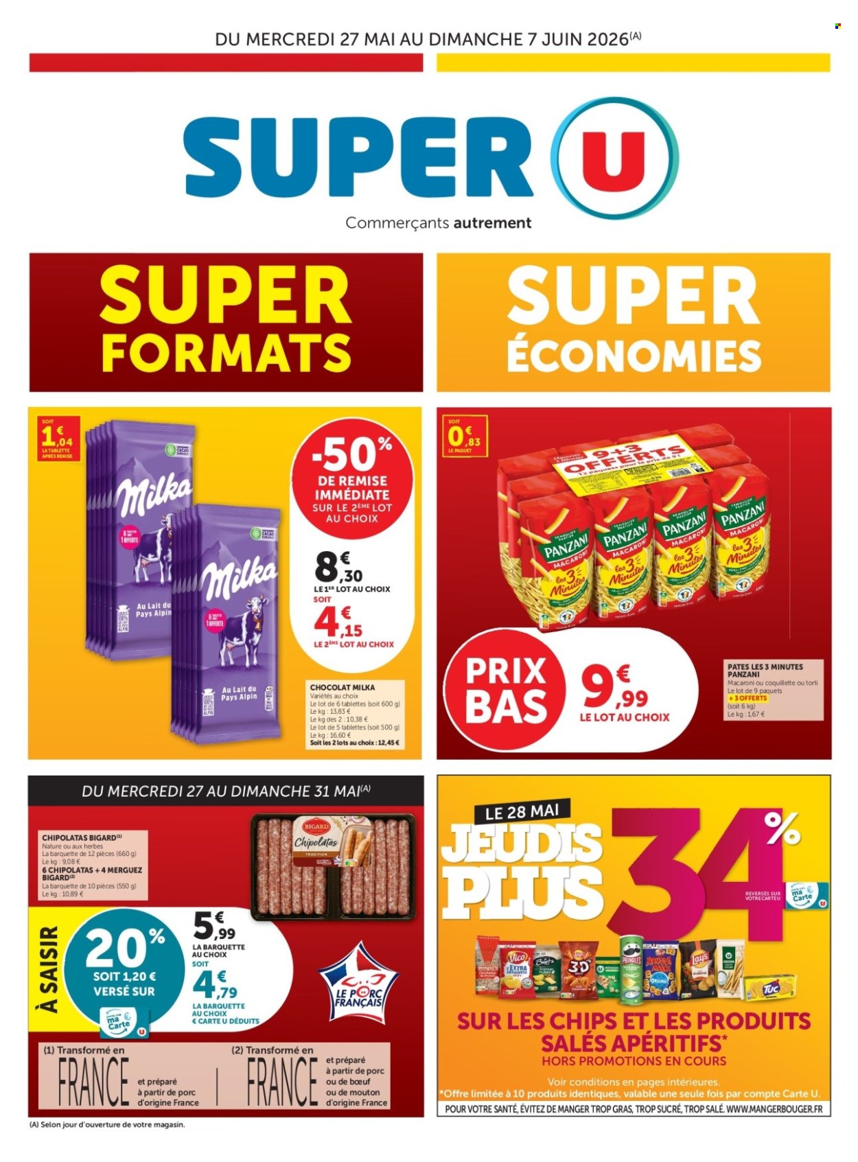 Catalogue SUPER U - 27/05/2026 - 07/06/2026. Page 1