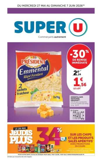 Catalogue SUPER U - 27/05/2026 - 07/06/2026.