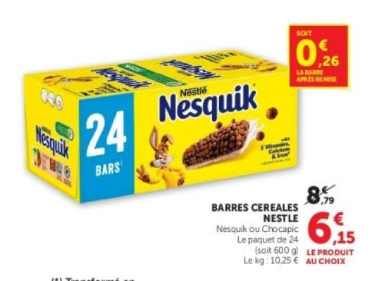 BARRES CEREALES NESTLE