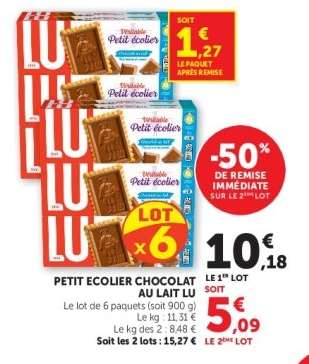 Petit Écolier Chocolat Au Lait Lu
