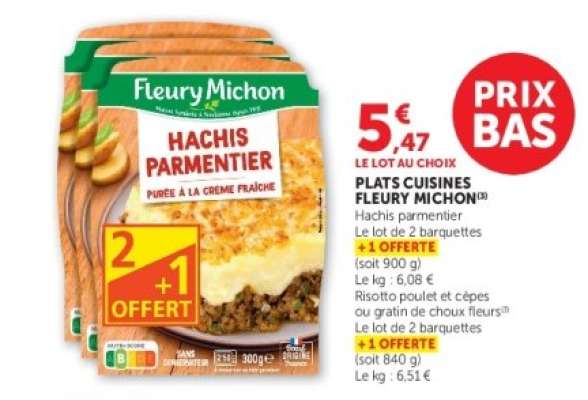 Plats Cuisinés Fleury Michon