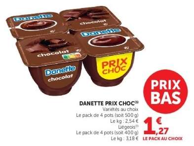 DANETTE "Prix Choc"