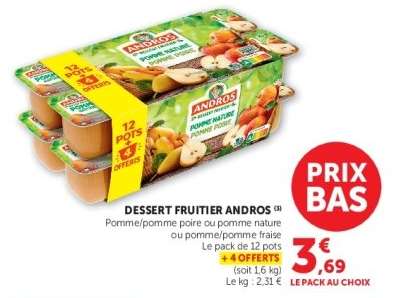 Dessert Fruitier Andros