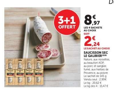Saucisson Sec Le Galibier