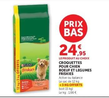 CROQUETTES POUR CHIEN BOEUF ET LEGUMES FRISKIES